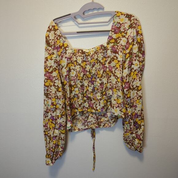 NWT floral sanctuary cinch top size medium - Picture 5 of 5